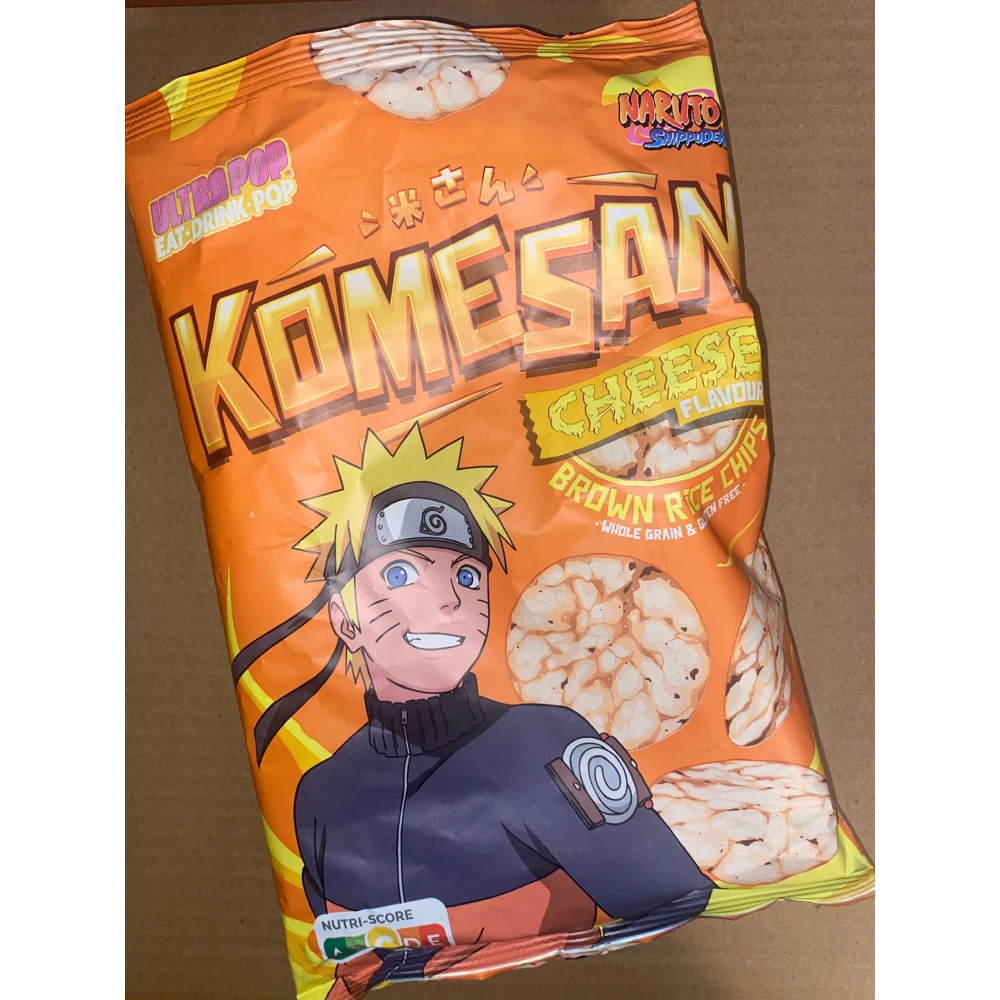 Naruto Shippuden - Ryžové chipsy Naruto, syrové