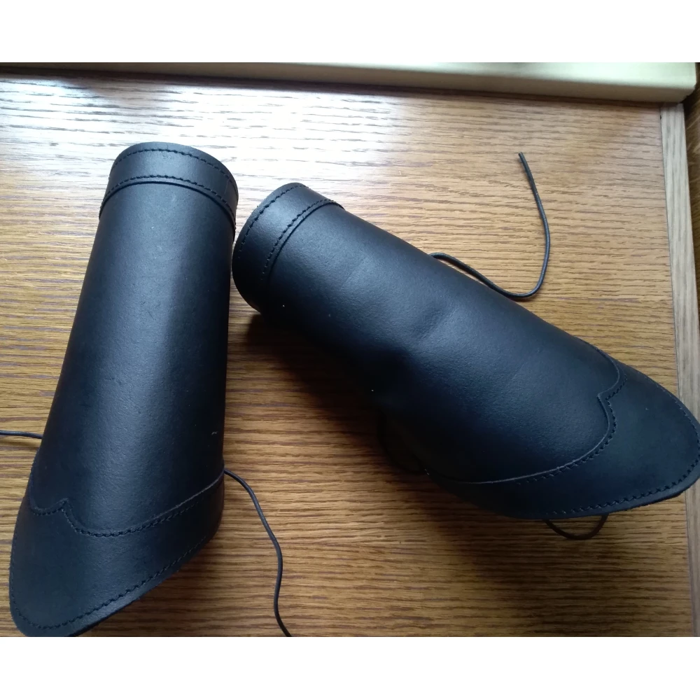 Quilted Leather Bracers