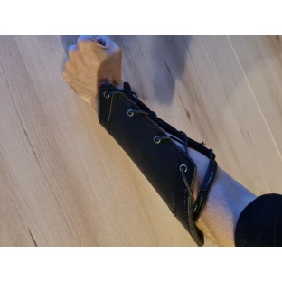 Quilted Leather Bracers
