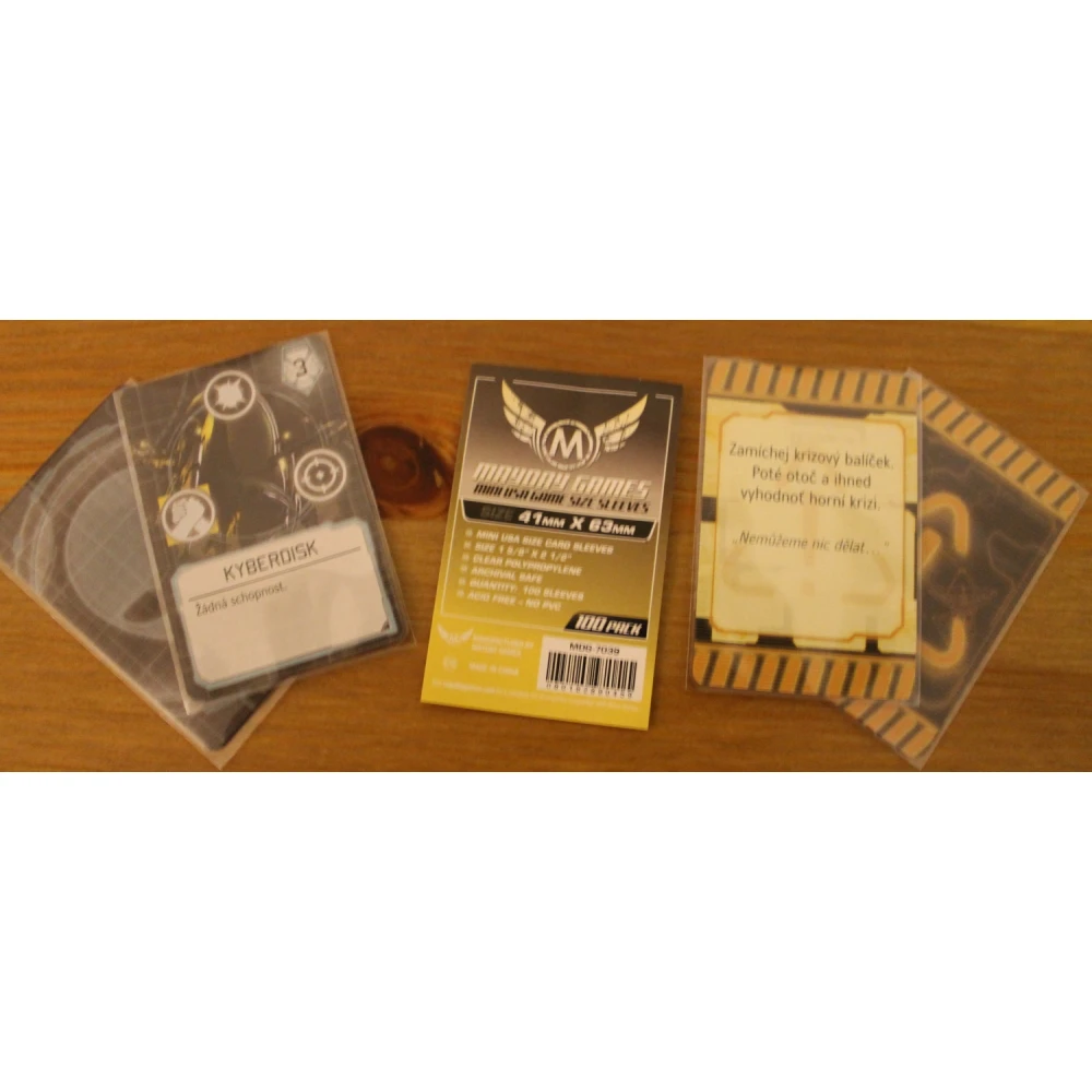 Card Sleeves 41 x 63 mm (Mayday)