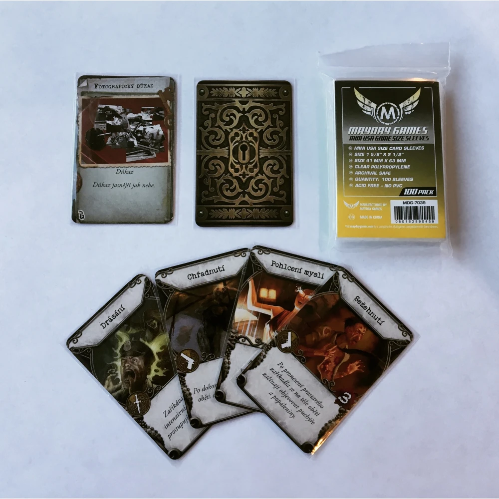 Card Sleeves 41 x 63 mm (Mayday)