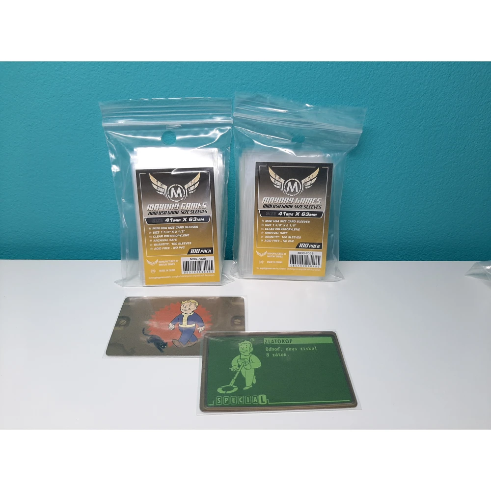 Card Sleeves 41 x 63 mm (Mayday)