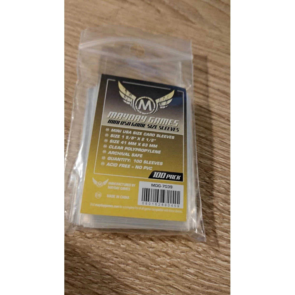 Card Sleeves 41 x 63 mm (Mayday)