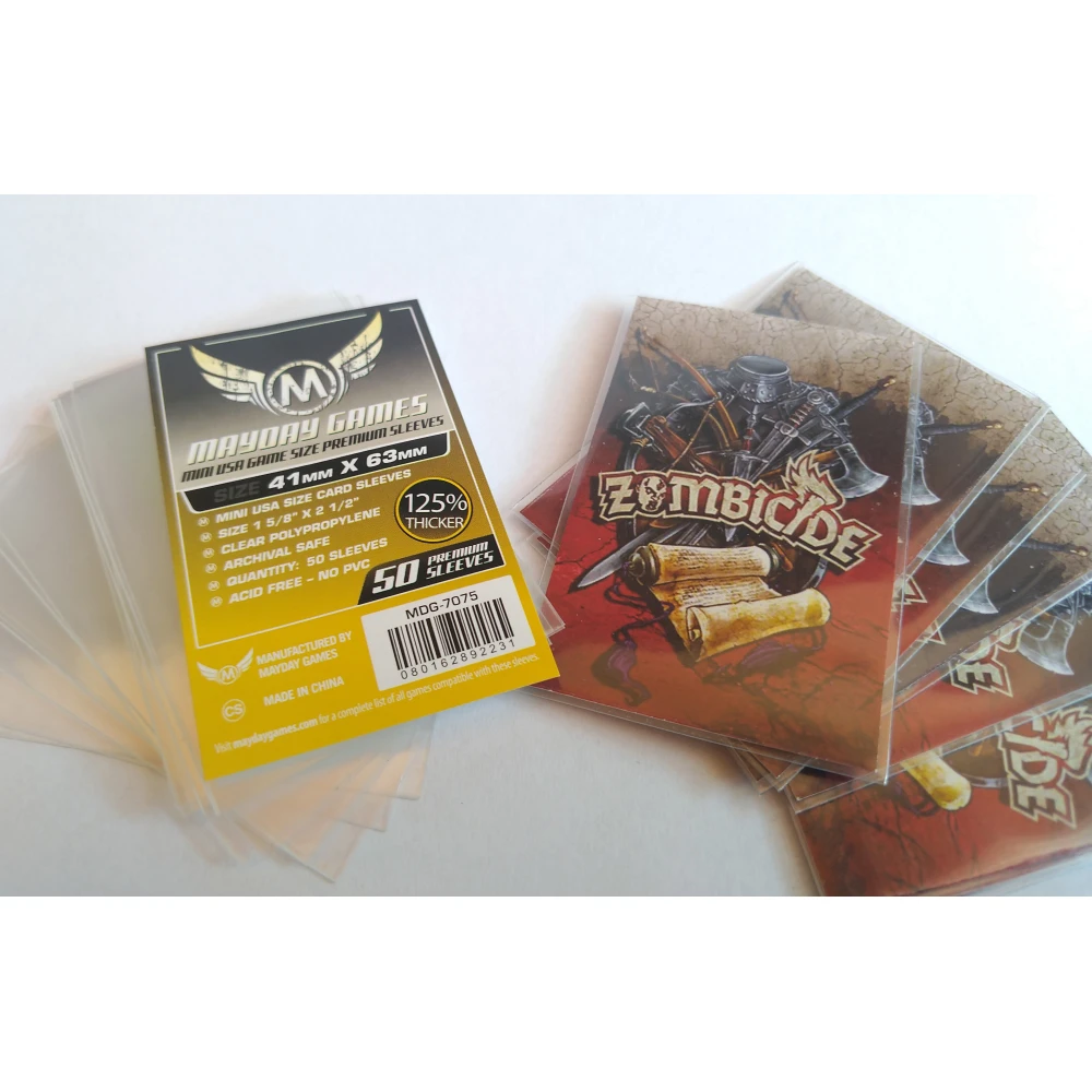Card Sleeves 41 x 63 mm (Mayday Premium)