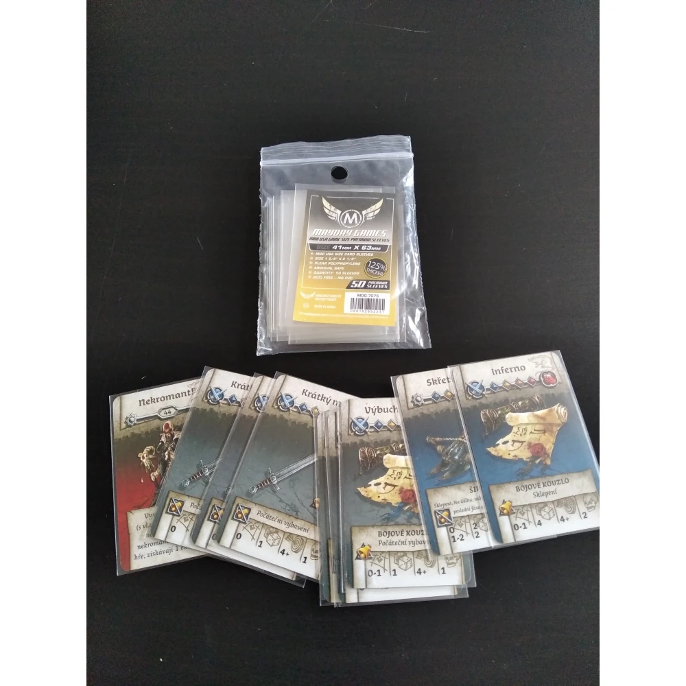 Card Sleeves 41 x 63 mm (Mayday Premium)