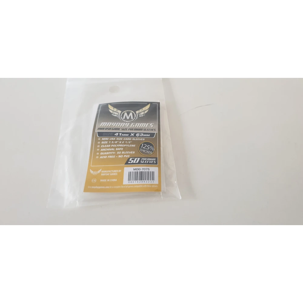 Card Sleeves 41 x 63 mm (Mayday Premium)