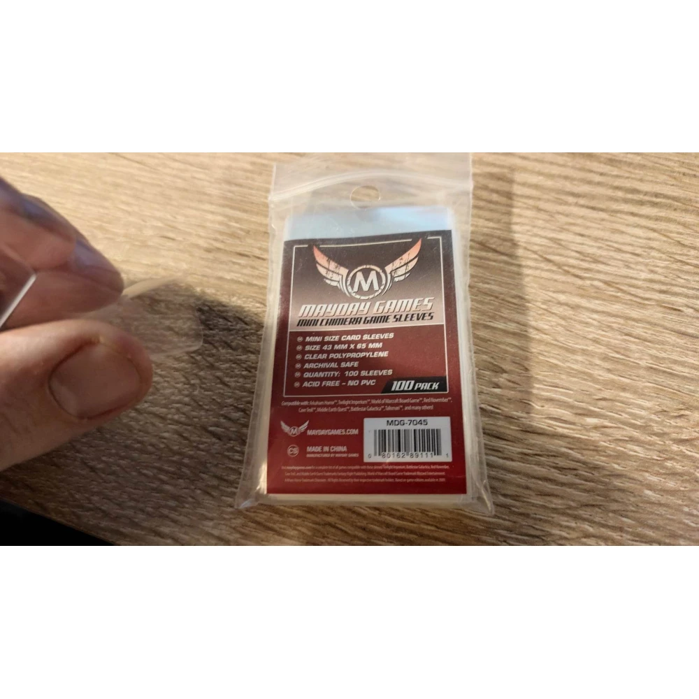 Card Sleeves 43 x 65 mm (Mayday)