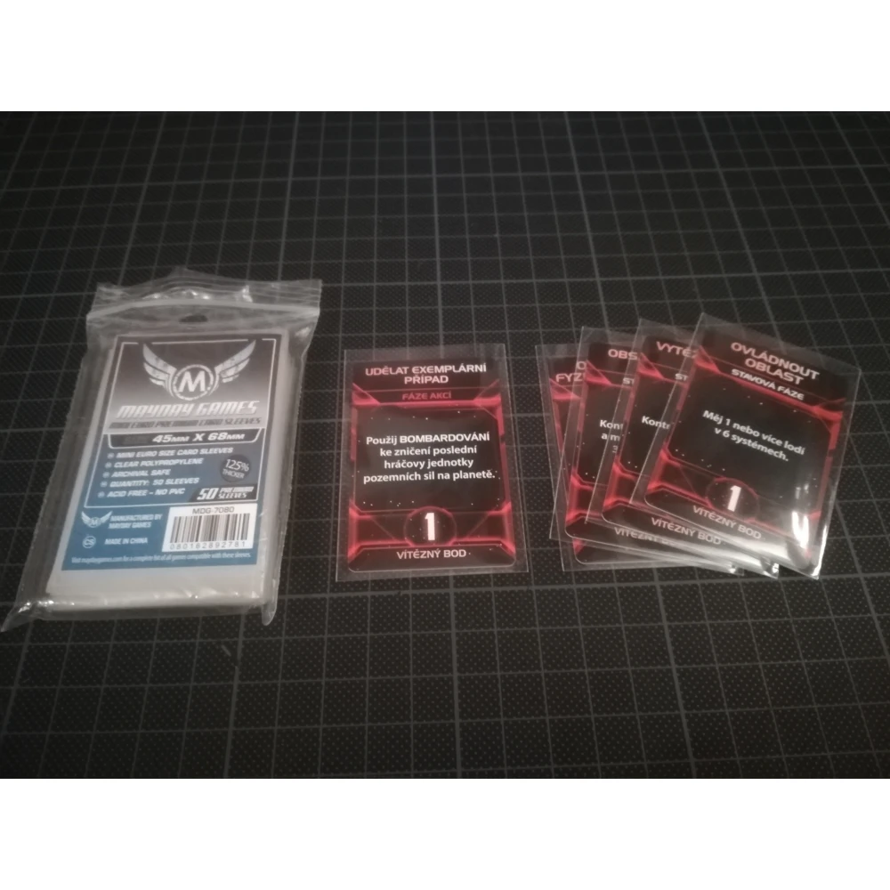 Card Sleeves 45 x 68 mm (Mayday Premium Card)