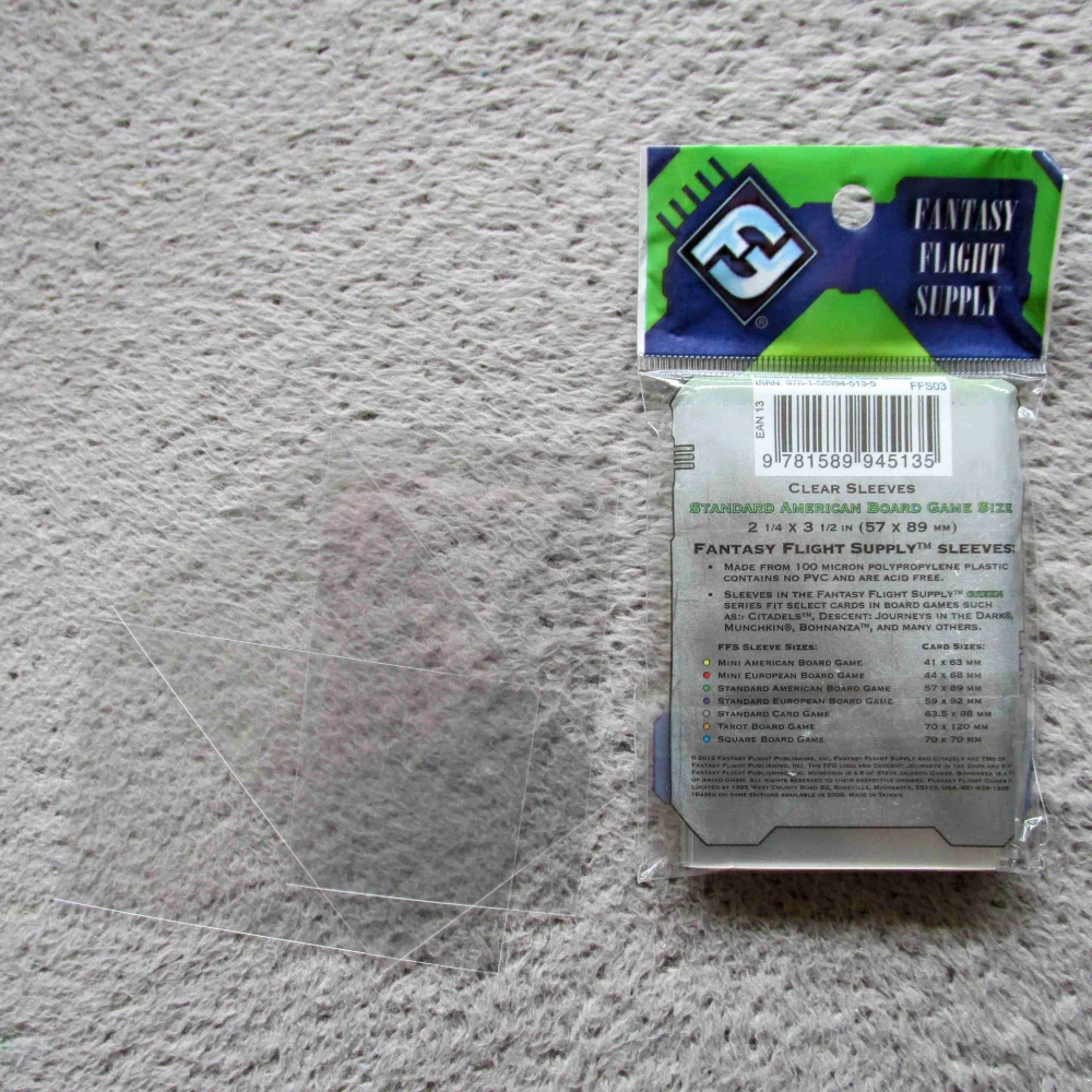Obaly na karty 57 x 89 mm (FFG)