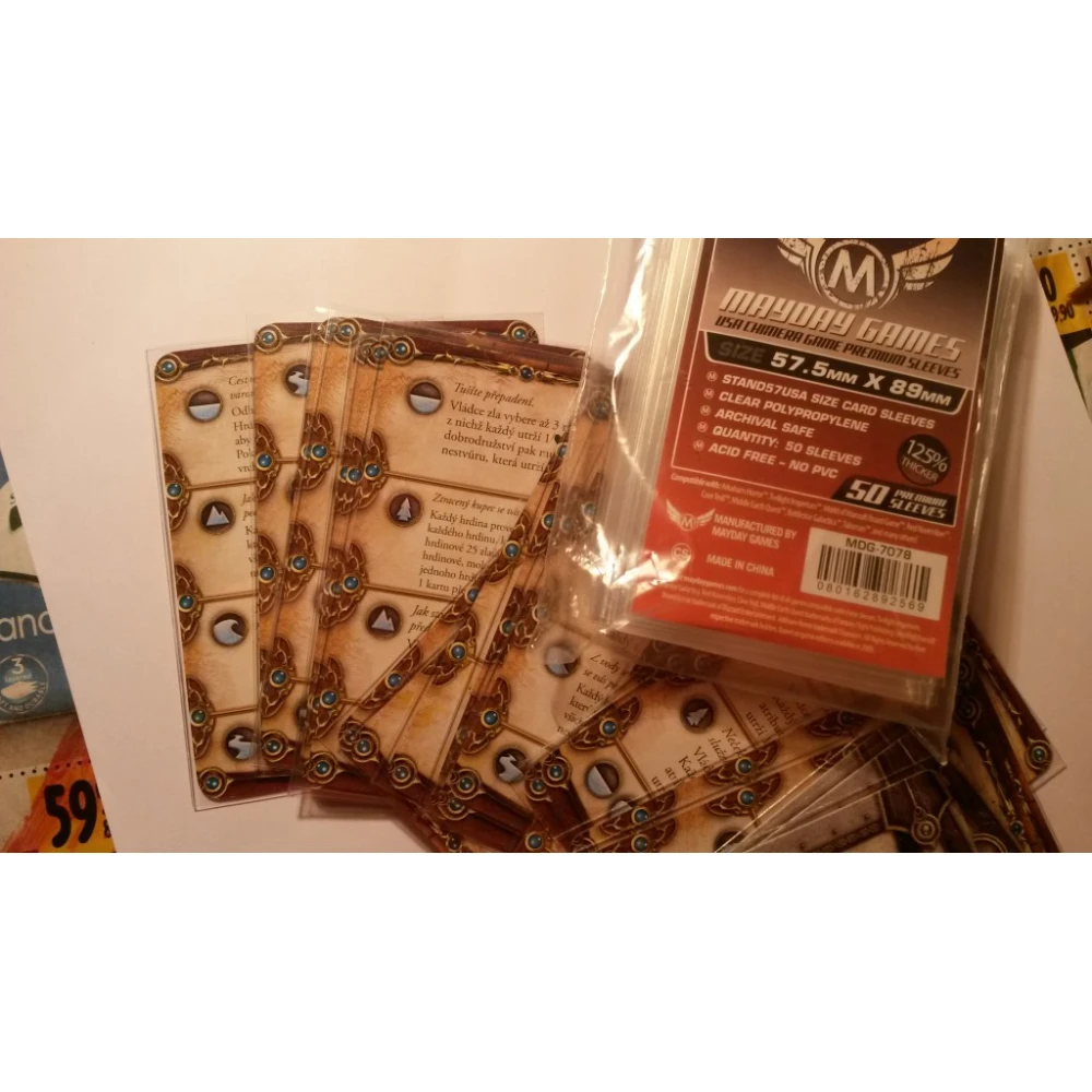Card Sleeves 57.5 x 89 mm (Mayday Chimera Premium)