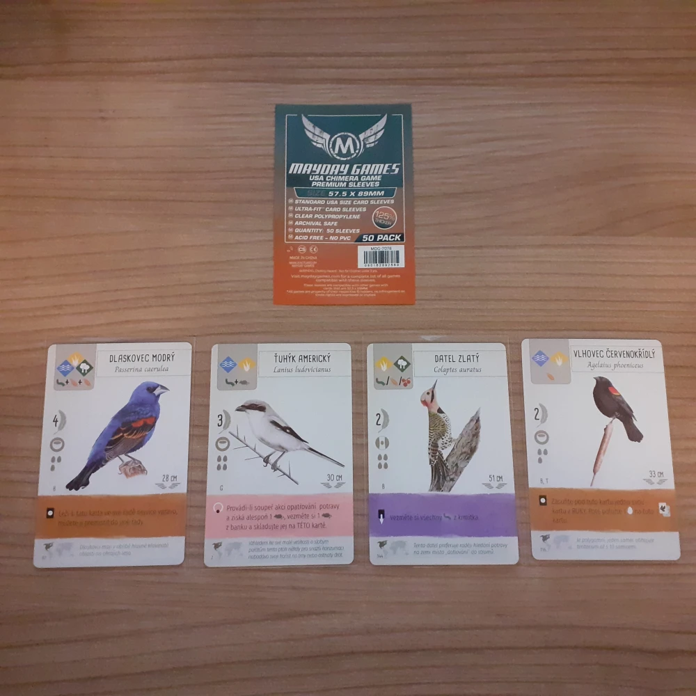 Card Sleeves 57.5 x 89 mm (Mayday Chimera Premium)