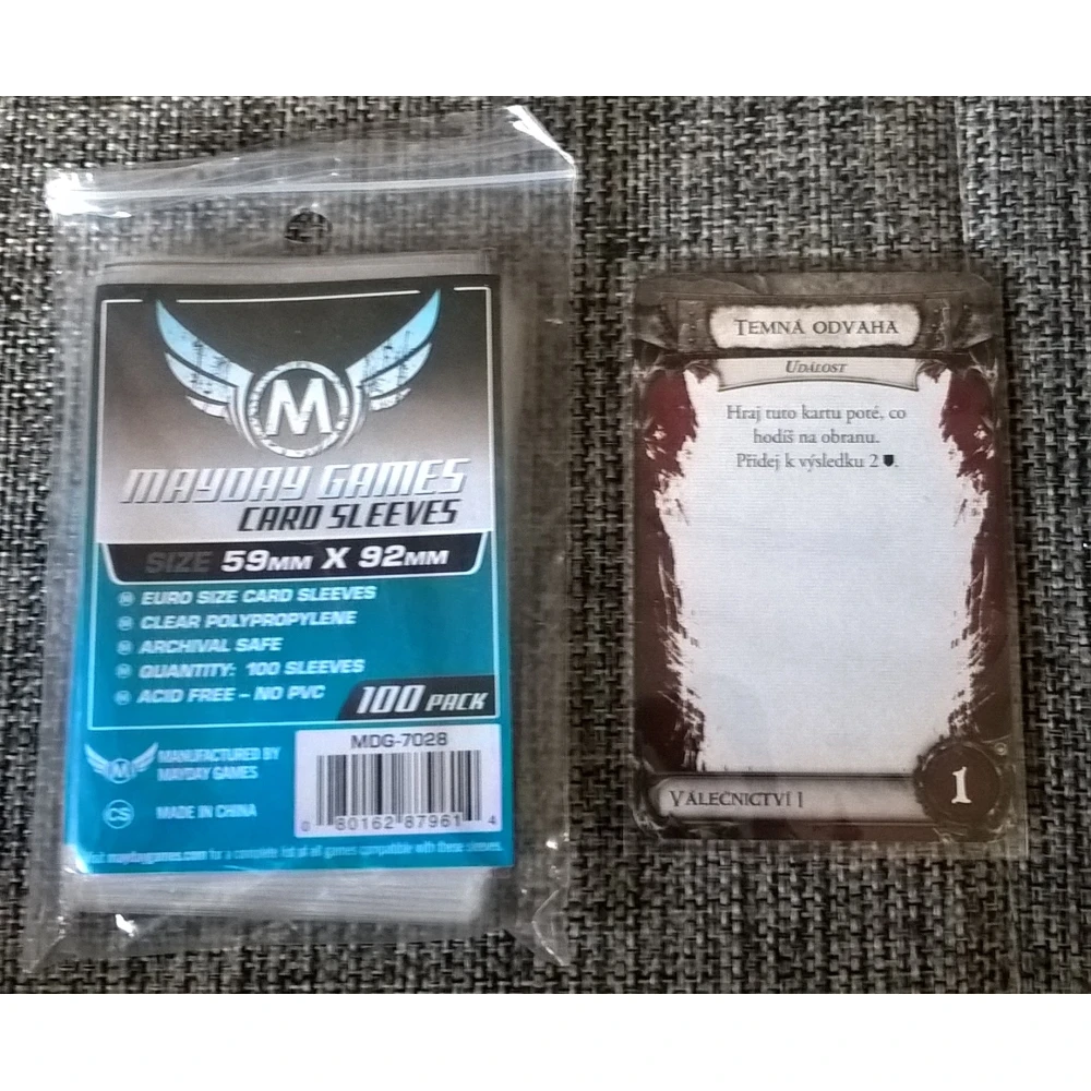 Card Sleeves 59 x 92 mm (Mayday)