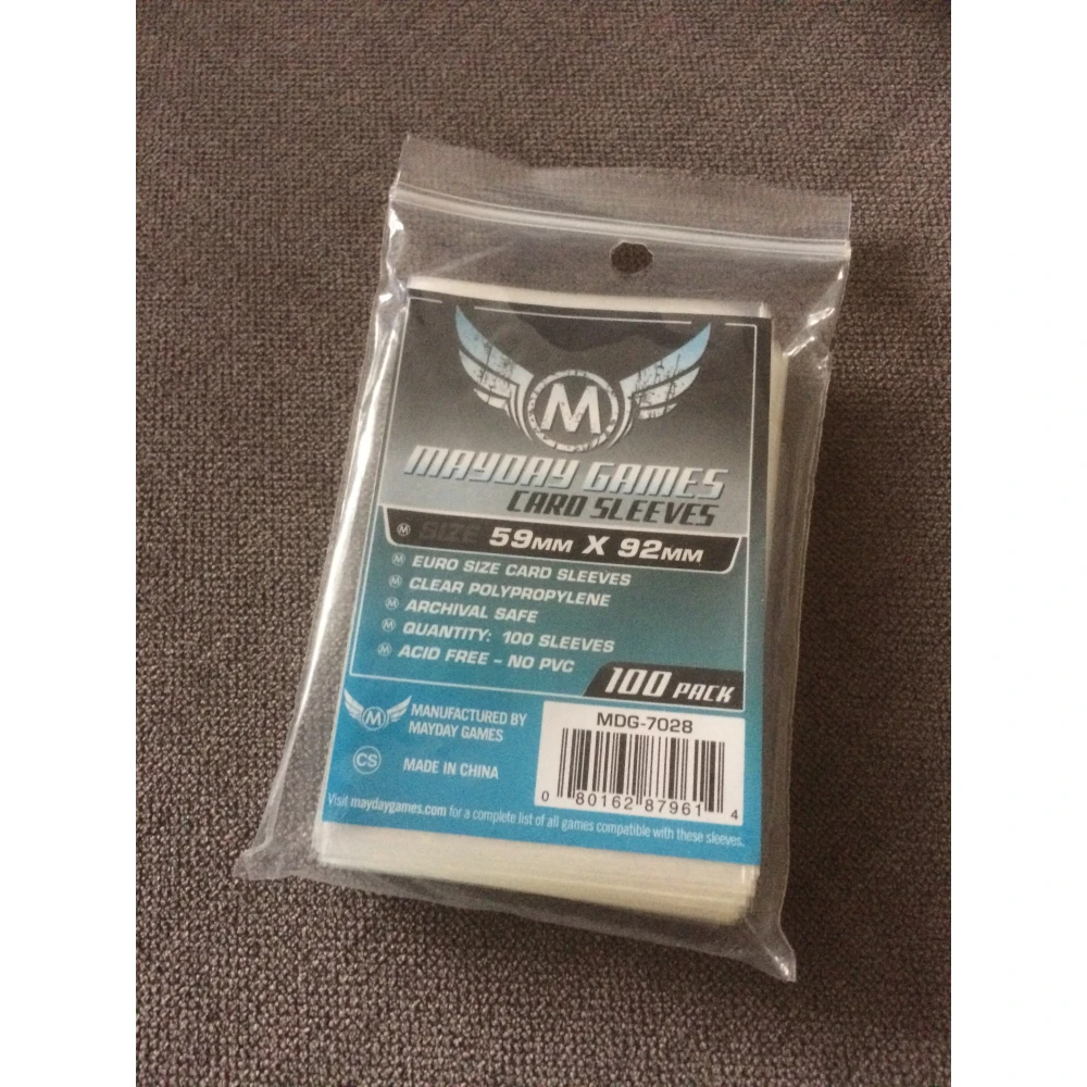 Card Sleeves 59 x 92 mm (Mayday)