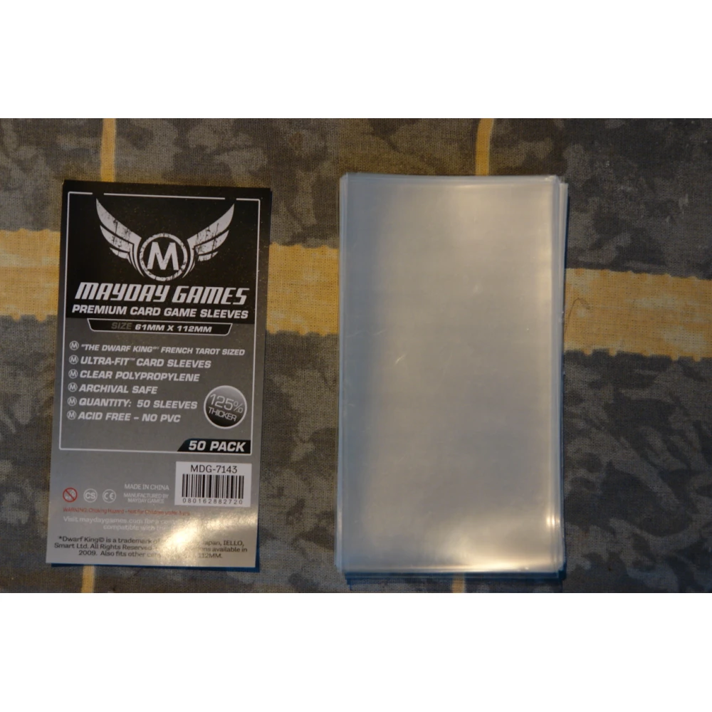 Obaly na karty 61 x 112 mm (Mayday Premium)