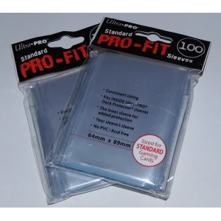 Obaly na karty 64 x 89 mm (Ultra PRO Standard PRO-FIT)