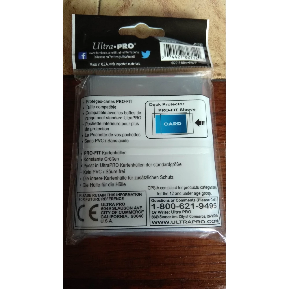 Obaly na karty 64 x 89 mm (Ultra PRO Standard PRO-FIT)