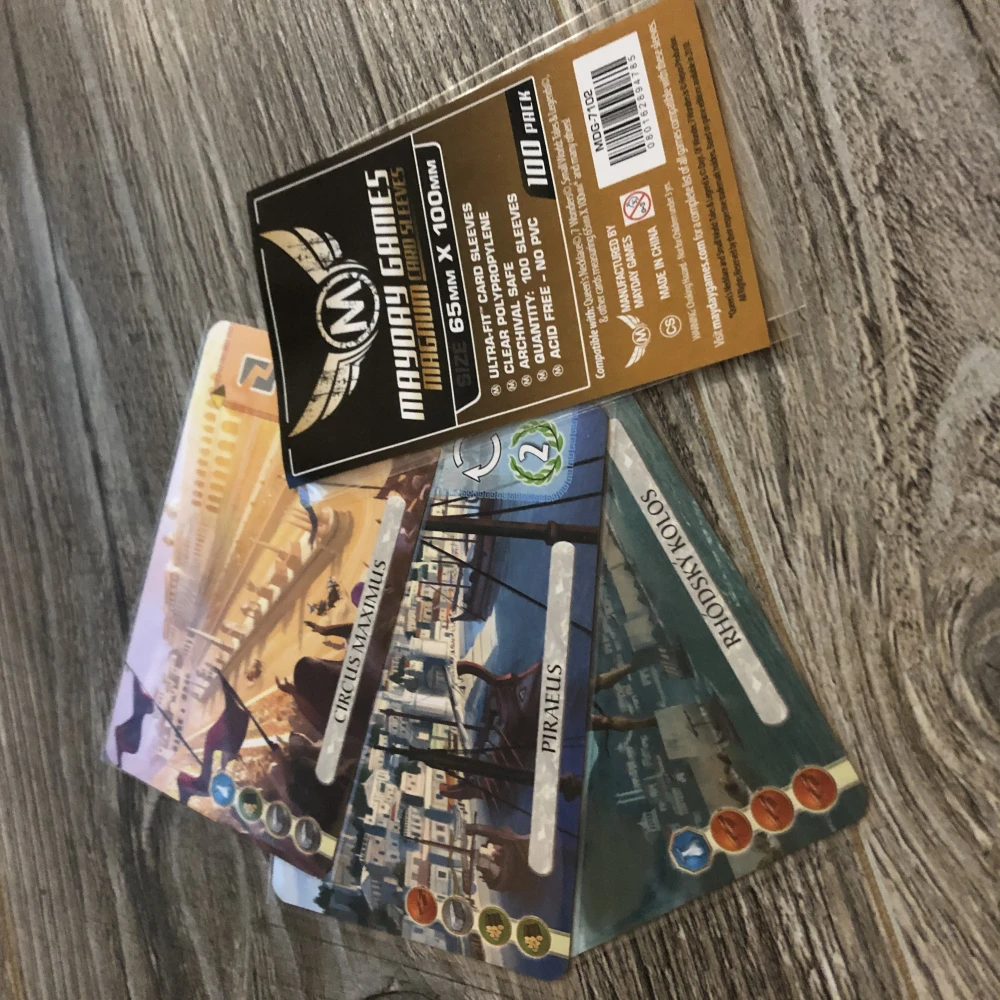 Card Sleeves 65 x 100 mm (Mayday)