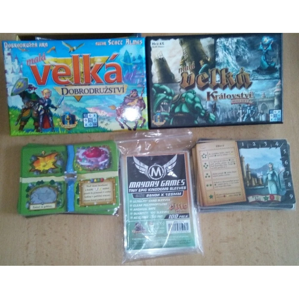 Obaly na karty 88 x 125 pre Tiny Epic Kingdoms (Mayday)