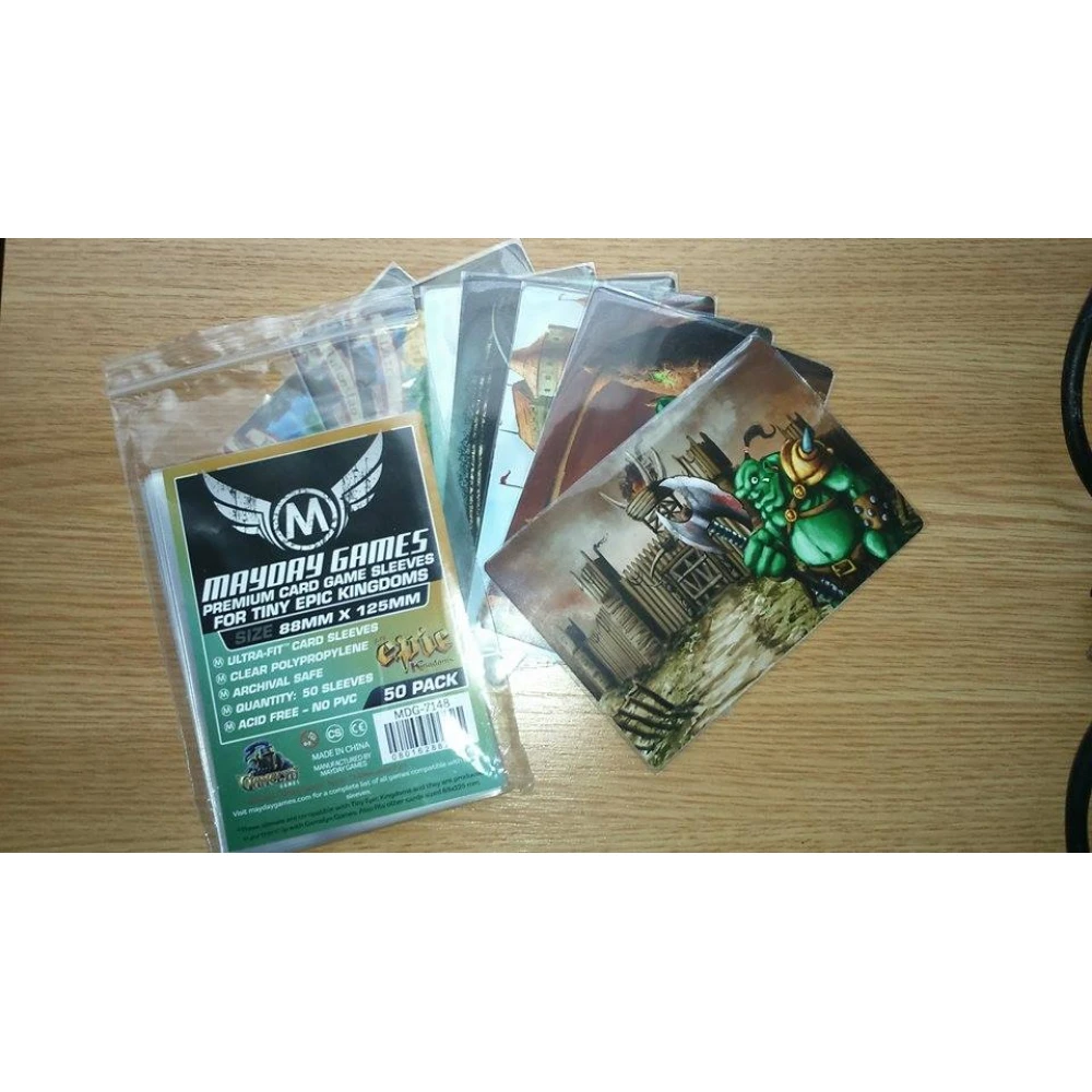 Obaly na karty 88 x 125 pre Tiny Epic Kingdoms (Mayday Premium)
