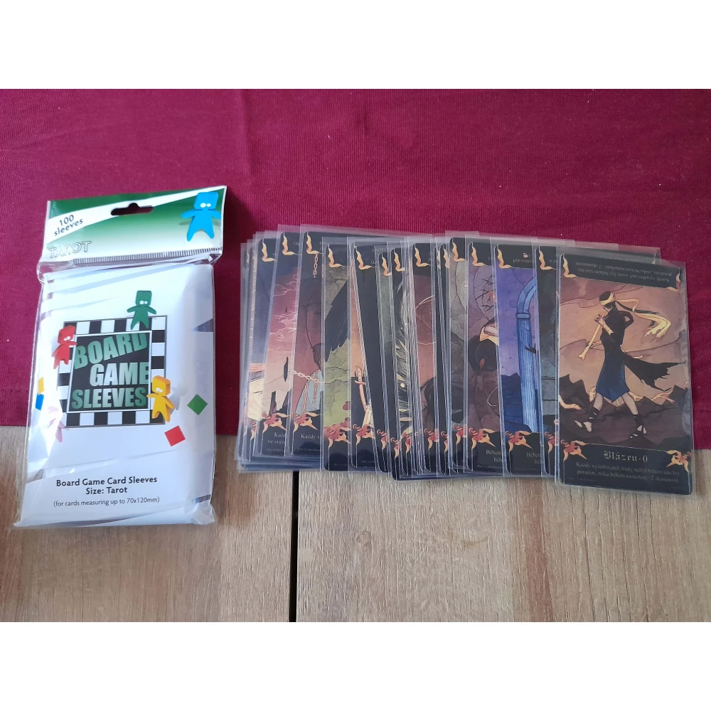 Obaly na karty Board Games Sleeves - Tarot 70 x 120 mm, 100 ks