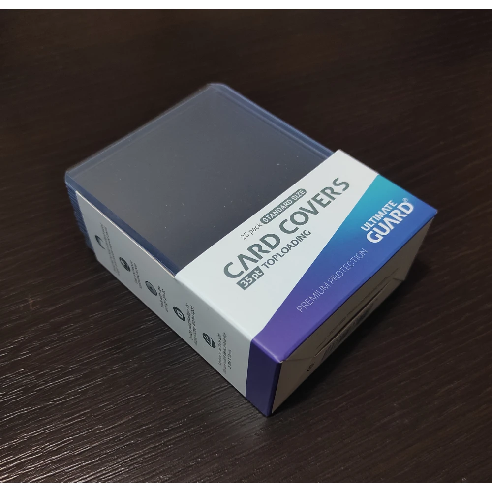 Toploading Card Sleeves 35 pt 76 x 101 mm (Ultimate Guard) - clear