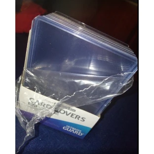 Toploading Card Sleeves 35 pt 76 x 101 mm (Ultimate Guard) - clear