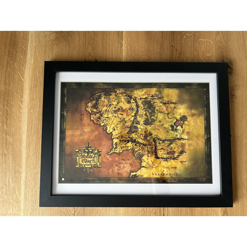 Obraz Pán prstenů - Mapa Středozemě