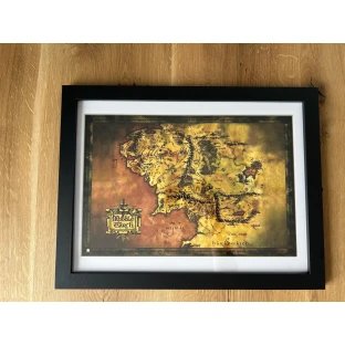 Obraz Pán prstenů - Mapa Středozemě