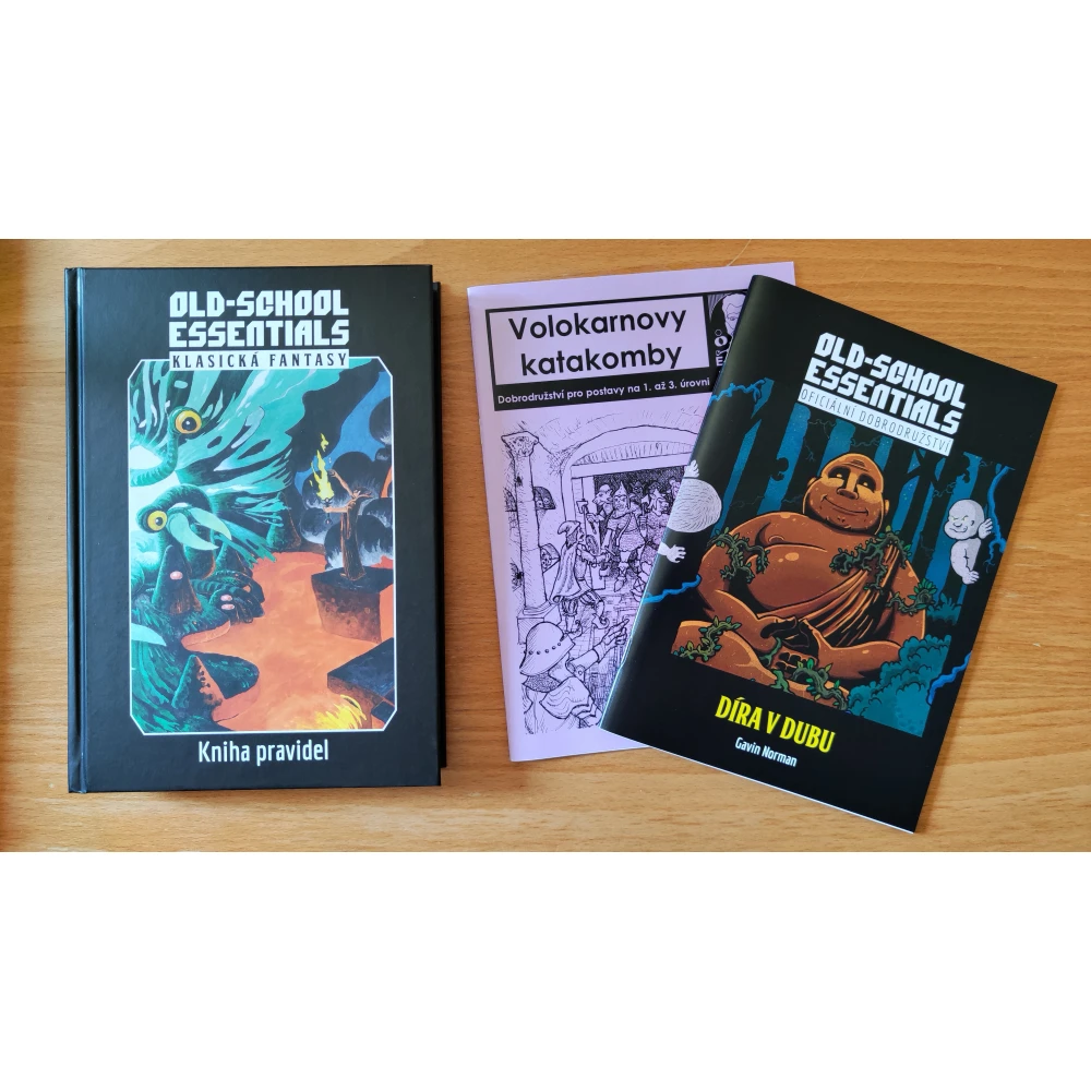 Old-School Essentials komplet - pravidla a dobrodružství