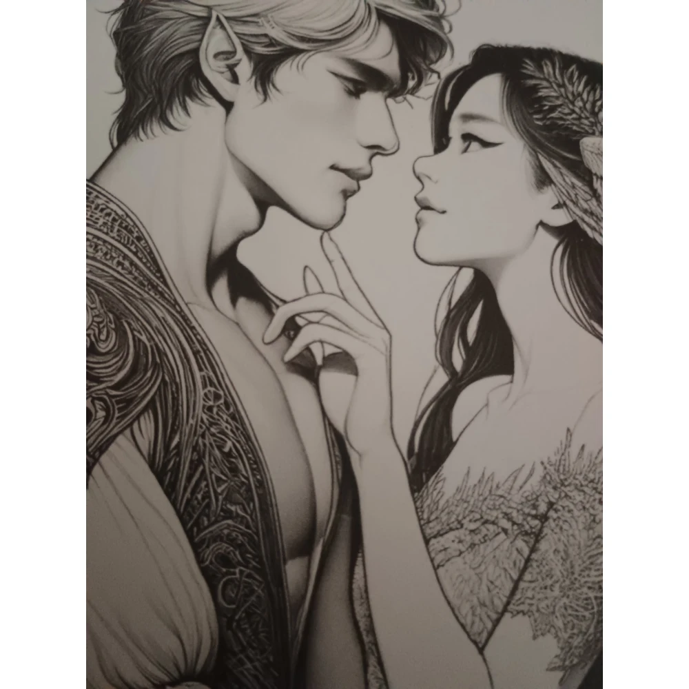 Malbuch - Romantasy Coloring Book