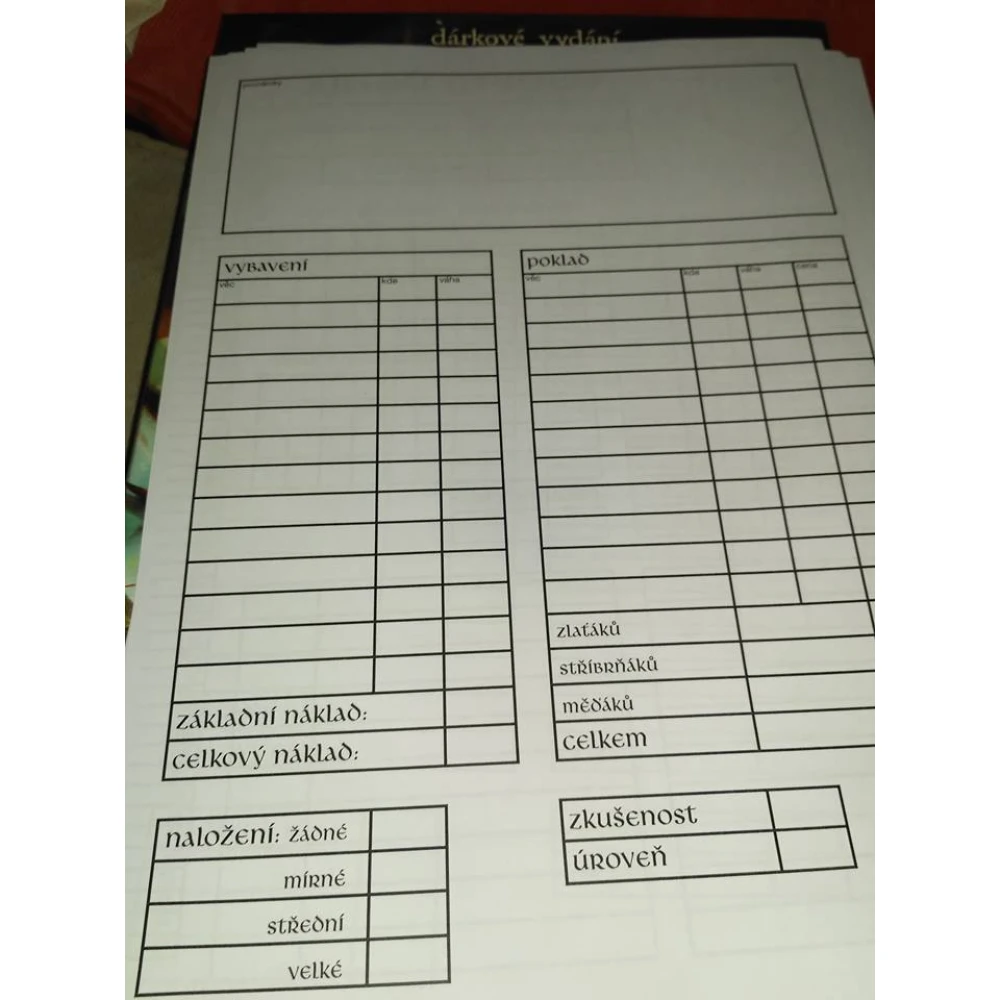 Personal Journal for Dračí Doupě