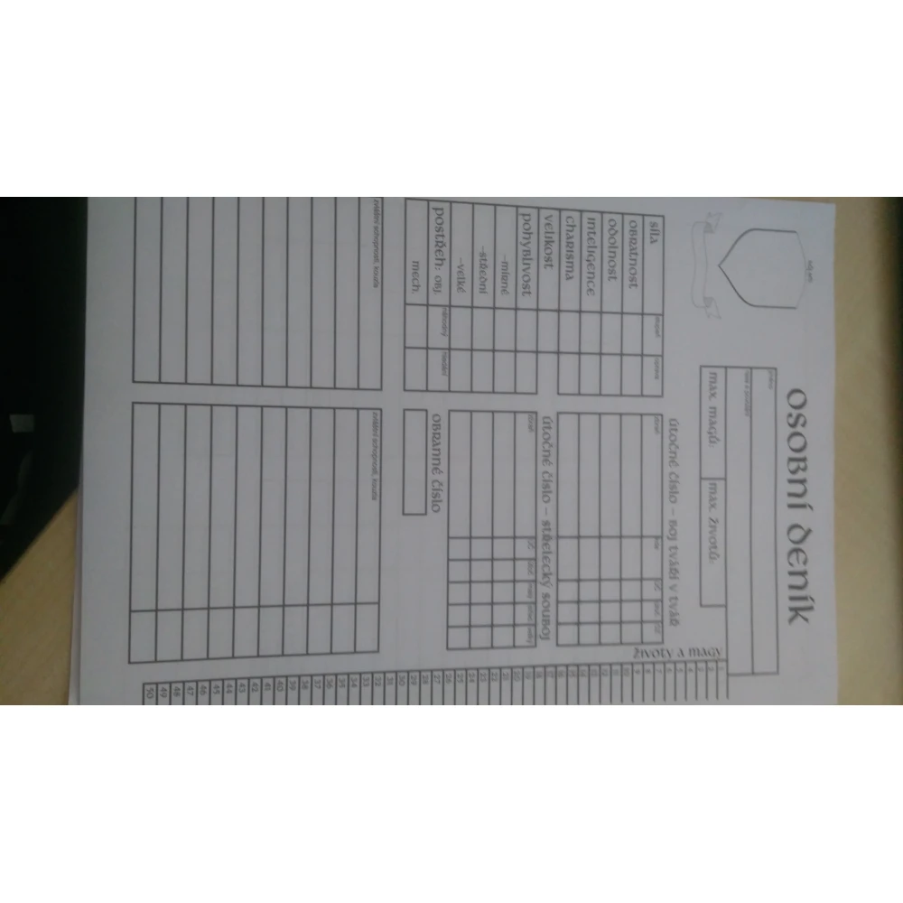 Personal Journal for Dračí Doupě