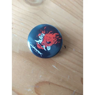 Cyberpunk 2077 Button - Samurai