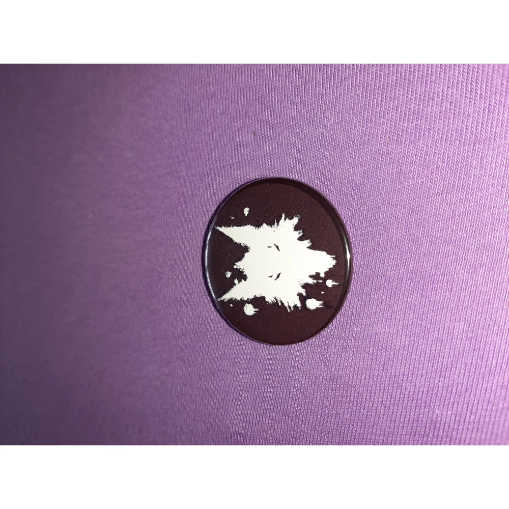 Lone Wolf Button schwarz