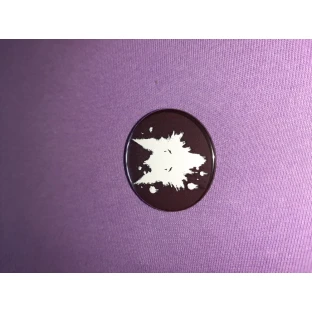 Lone Wolf Button schwarz