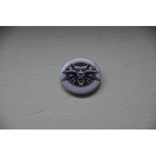 Witcher-Button weiß