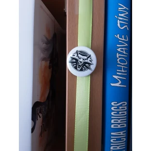 Witcher-Button weiß