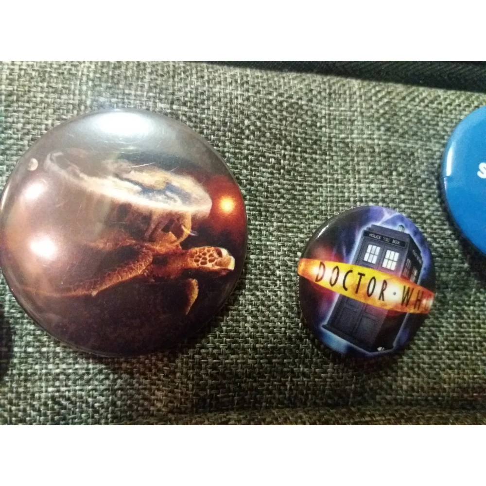 Scheibenwelt-Button - A'Tuin