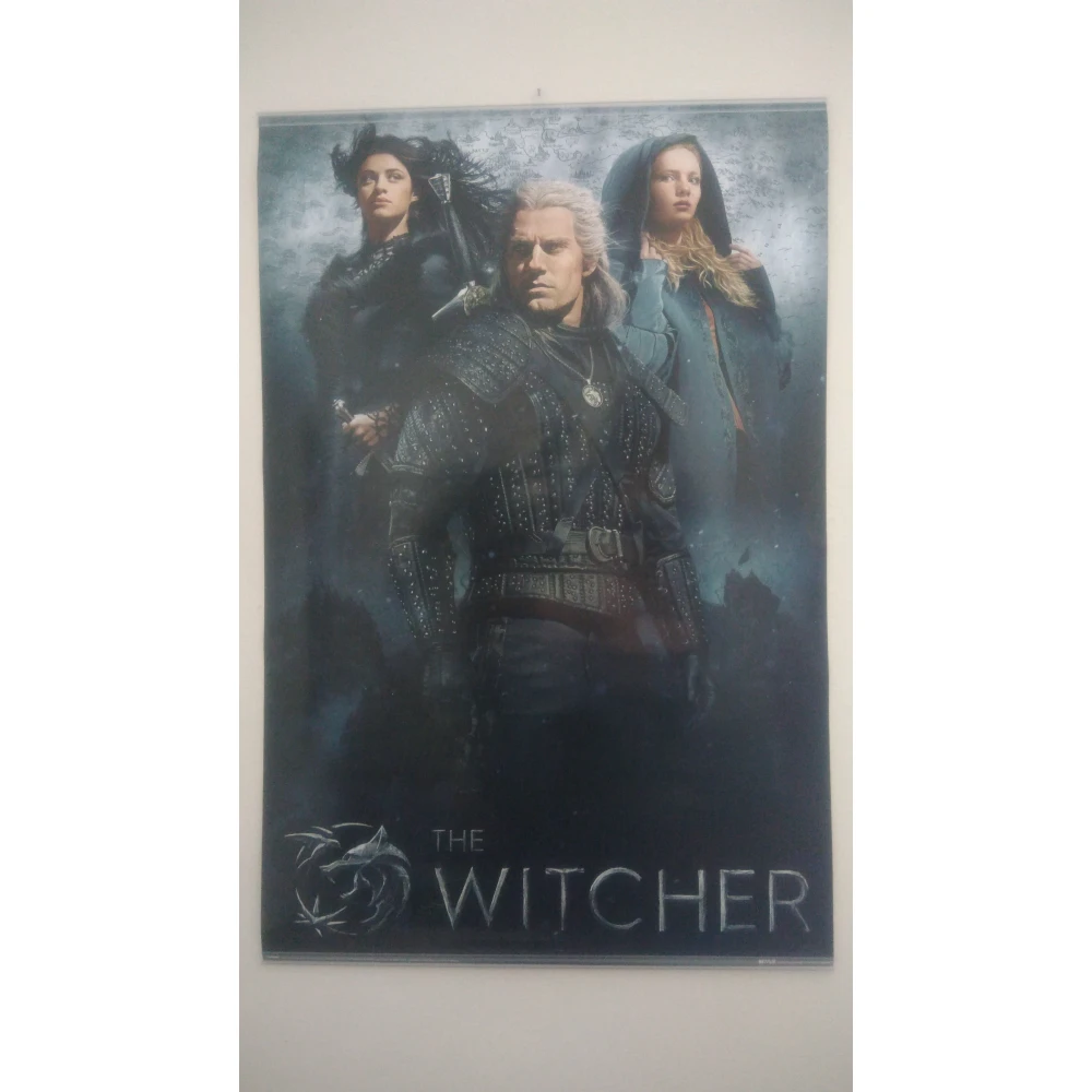 Plagát Zaklínača - Geralt, Yen a Ciri (Netflix)