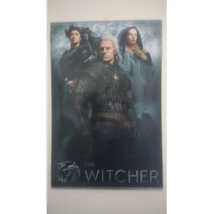 Plagát Zaklínača - Geralt, Yen a Ciri (Netflix)