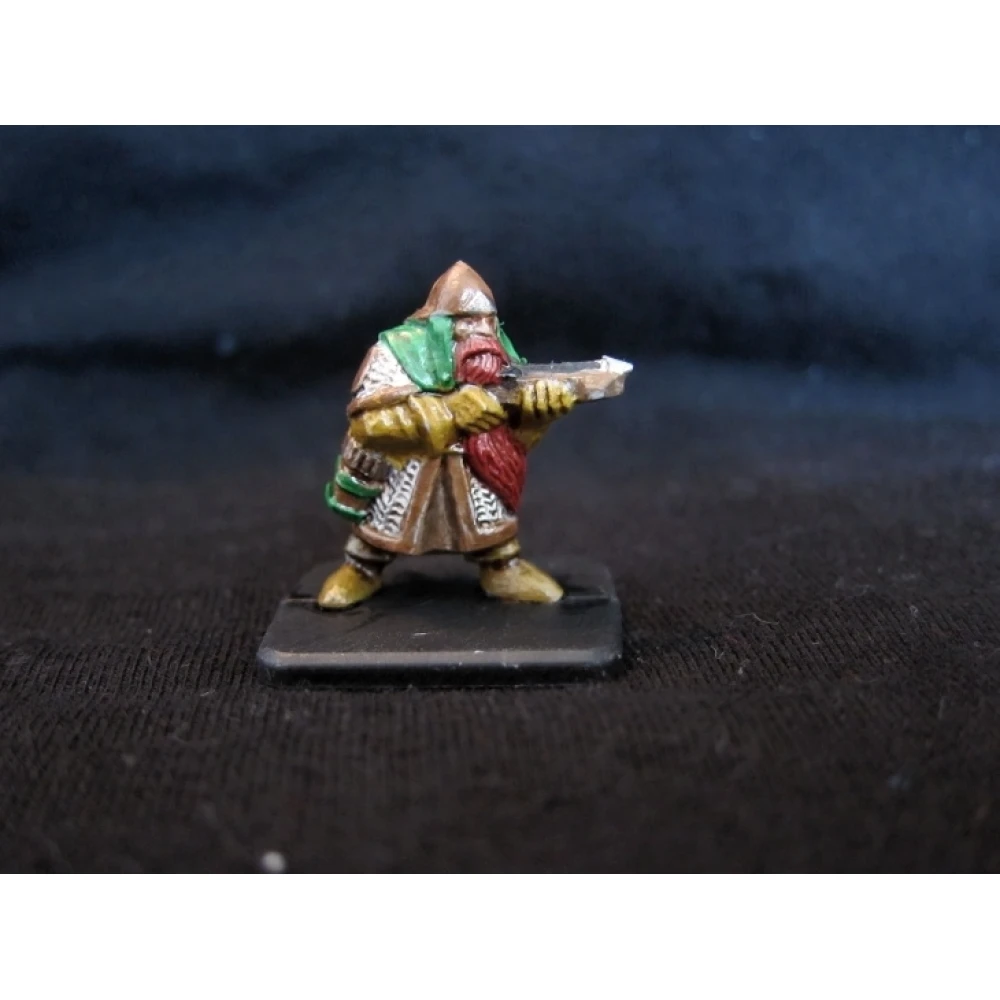 Plastová figurka - trpaslík s kuší