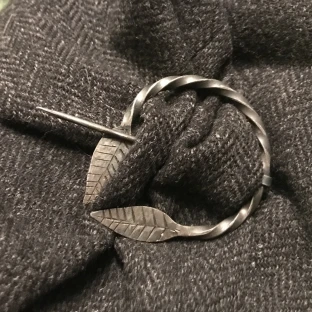 Leaf Cloak Brooch