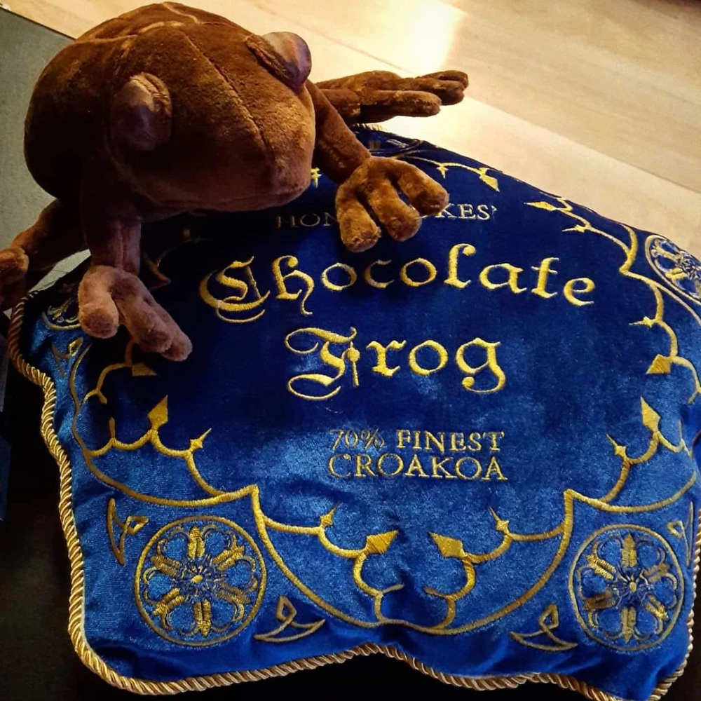 Harry Potter Plüschtier mit Kissen - Schokofrosch