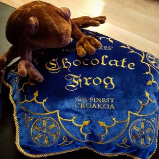 Harry Potter Plüschtier mit Kissen - Schokofrosch