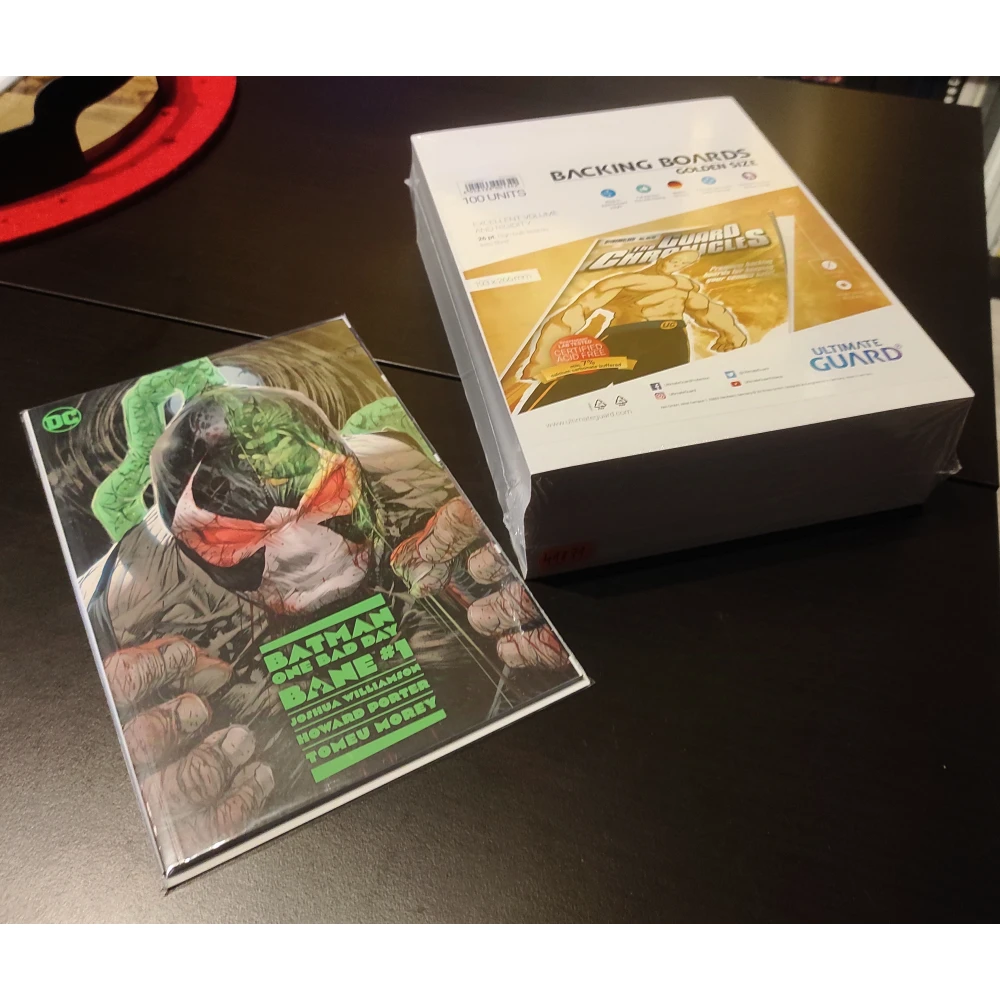 Comic-Backing-Boards (UG) Golden Size 19,3 x 26,6 cm, 100 Stk.