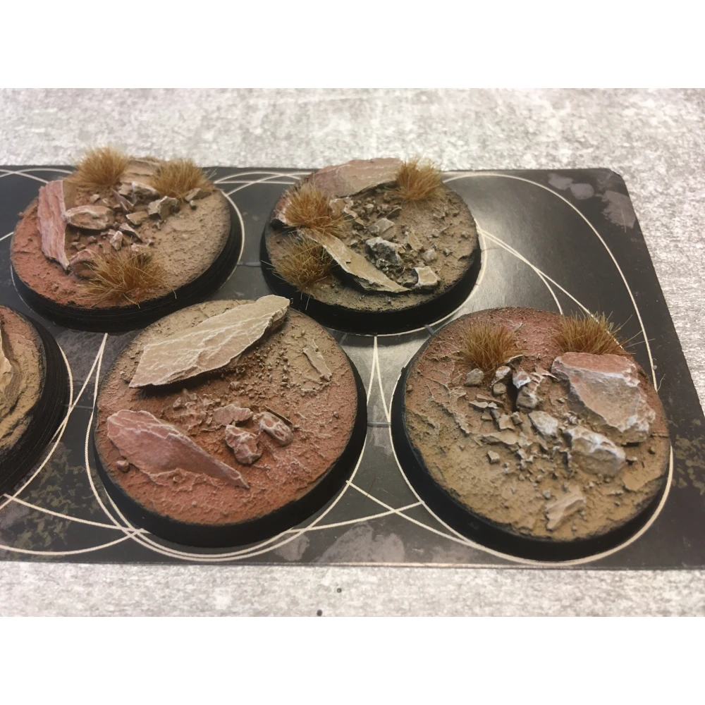 Badlands Bases, round, 40mm (painted, 5 pcs)