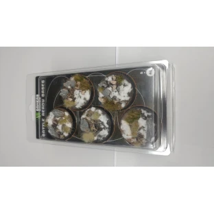 Winter Bases, round, 40mm (painted, 5 pcs)