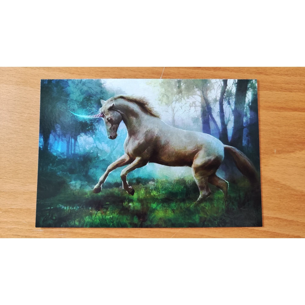 Pohľadnice Jaskyne a draci - Jednorožec
