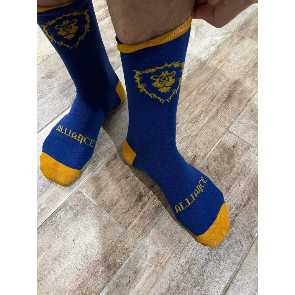 World of Warcraft Socks - Alliance Blue & Yellow