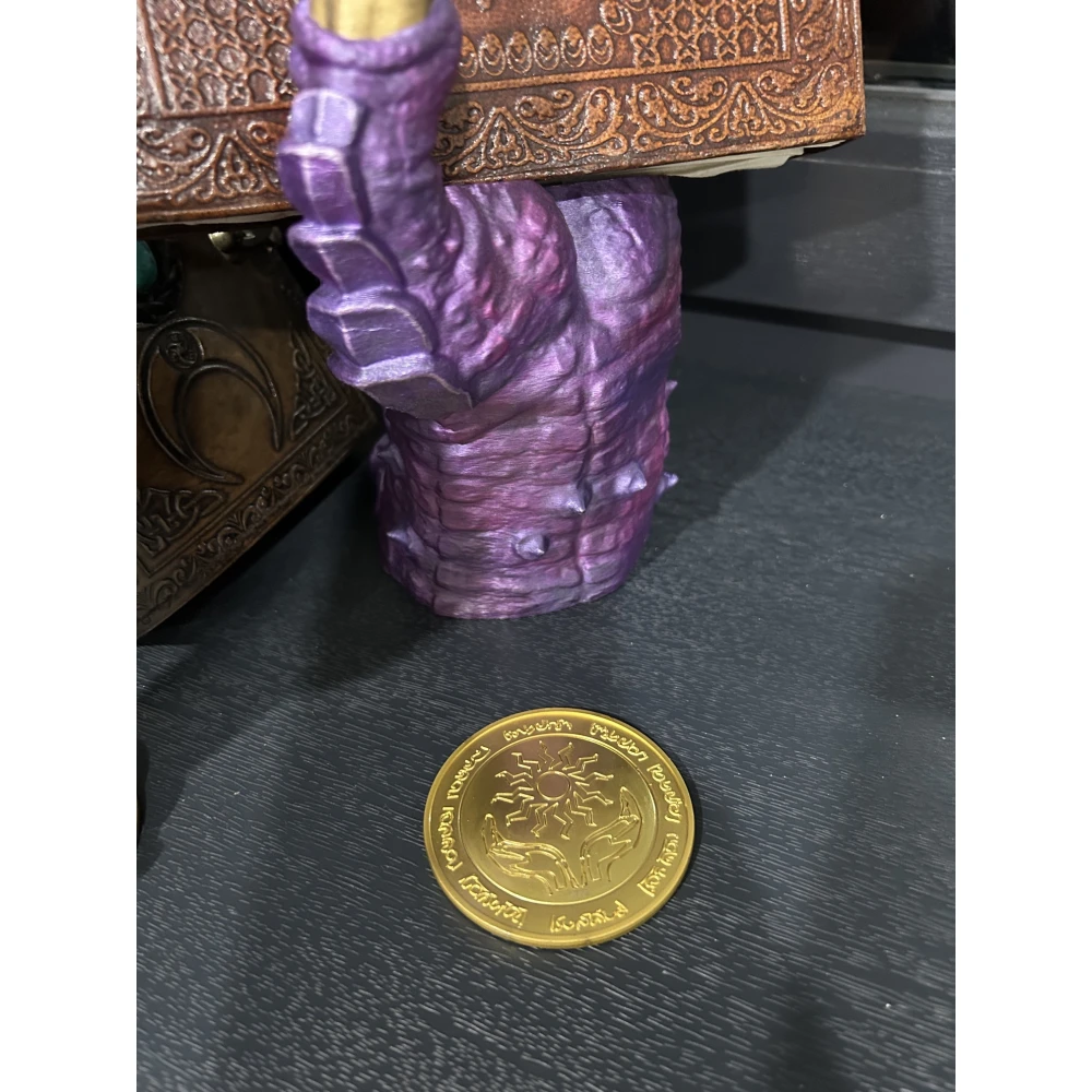 Pozlacený sběratelský medailon Dungeons & Dragons - Amulet of Health